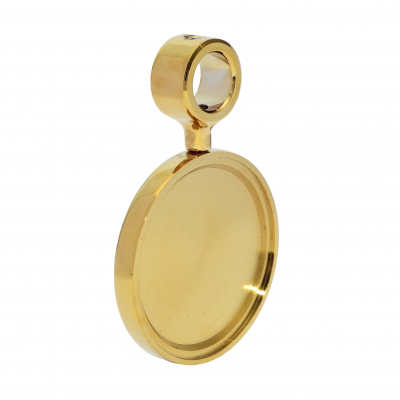 Медальон D=80мм на короткой ножке, PVD в Оренбурге